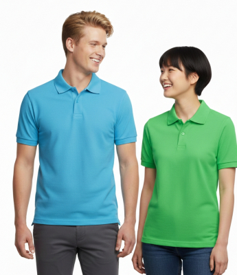 Poloshirt aqua